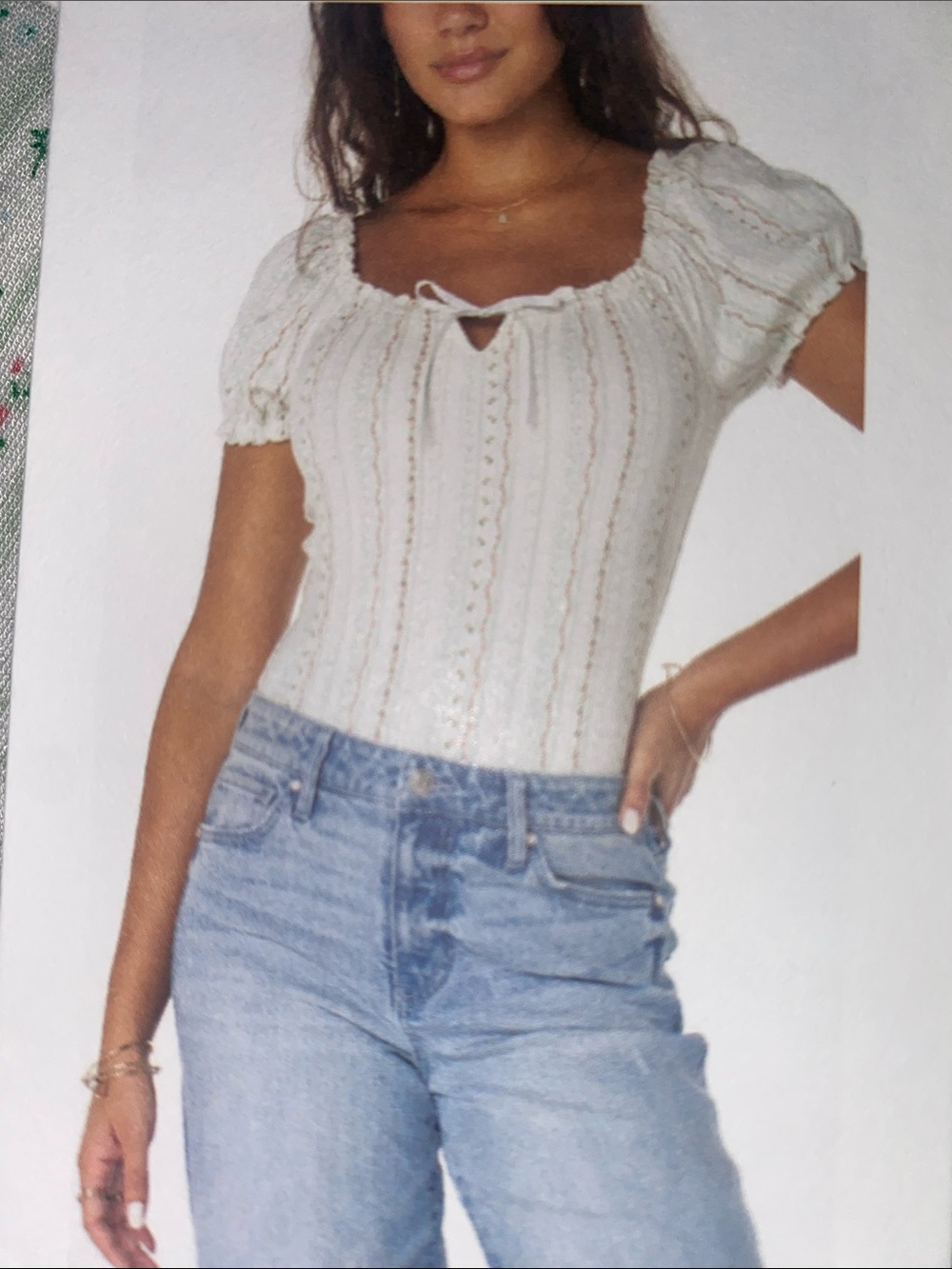 Celebrity ⭐️ Pink Short Sleeve Lace-Up Body Suit
